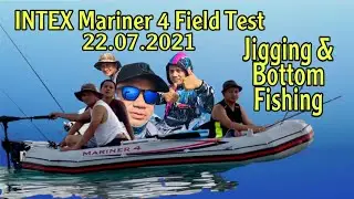 Intex Mariner 4 Inflatable Boat Field Test 22.07.2021. Jigging and Bottom Fishing.