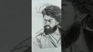 K.G.F. Chapter 1 Drawing | Rocking Star 🌟 Yash Drawing |