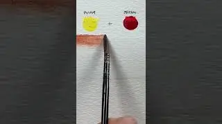 PY159_Winsor and Newton, Lemon Yellow Deep+PR164_Lukas, Madder lake Deep