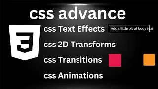 css tutorials for beginners in telugu | css text effects| 2d transform| animation #csstutorial