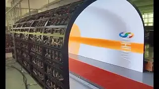 Immersive Digital LED Wall / Tunnel LED Screen / Tube LED Display