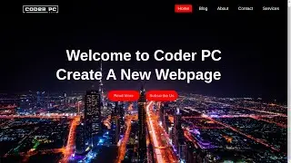 HTML & CSS Project for Beginner || Simple HTML Project for Beginners