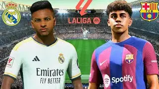 🔥 EL CL&Aacute;SICO IS BACK! Real Madrid vs Barcelona | FC 24 Gameplay | EA Sports | Who Will Win? ⚽️