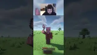Killing an vindicator unarmed in minecraft day 3 #shorts #viralshorts
