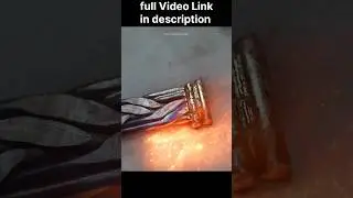 Twisted Copper Bracelet Tutorial #handmadejewelry #jewelry #diy #wireworks #shortvideo