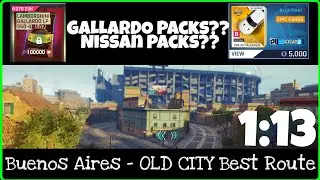 Asphalt 9 Gallardo ,Nissan GTR 50 packs?? Best Route of Old city, Buenos Aires | touchdrive 1:13.6