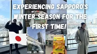 Sapporo - Japan 🇯🇵 [PART 1] | Exploring Sapporo’s Winter for the First Time – FREEZING but Fun! 🧣🔥
