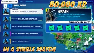 *NEW* Wrath NPC All Punch Card Quests Guide! Fortnite