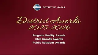 District Awards Presentation 2026-2026