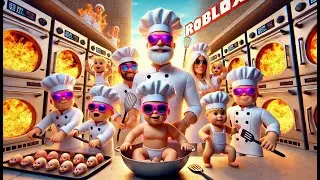 My Family BAKES Children in ROBLOX!