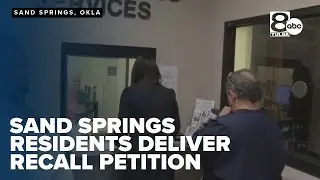 Sand Springs residents deliver recall petition to city hall