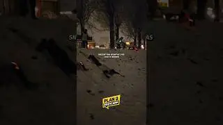 Sneeuw of niet... wij gaan gewoon door. Zou jij trainen in de sneeuw?