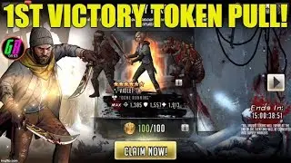 1st Victory Token Pull! - Walking Dead Road to Survival
