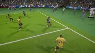 FIFA 18 Луис Альберто  ловко пробрался между двух защитников. Luis Alberto crazy trick