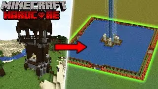 I Built an EPIC RAID FARM in Hardcore Minecraft