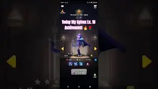 Today My Sylvax Lv.15 Achivement 🔥🔥