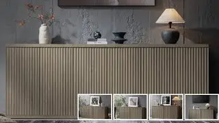 Transforming Our Home with SICOTAS Buffet Cabinet | Amazon Console Table Review, Assembly & Storage!
