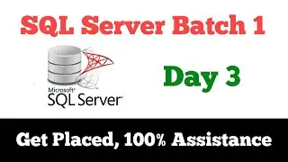 SQL Server Batch | Day 3