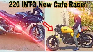 220 Pulsar modified into | New Cafe Race bike | Ultimate Looks
