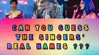Can You Guess These Singers Real Name? Celebrity Name in Real Life Quiz &bull; Part 1 | Music Trivia 2022