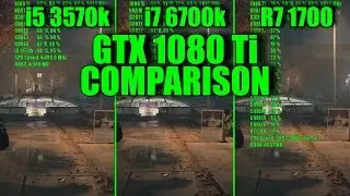 Quantum Break GTX 1080 Ti OC & R7 1700 - i7 6700k - i5 3570k | 1080p - 1440p & 2160p FRAME-RATE TEST