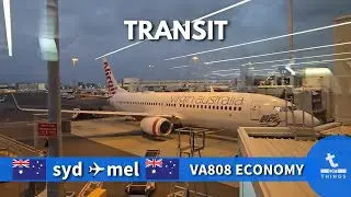 Running Through Sydney, Flying to Melbourne | VA808 Flight Review SYD-MEL