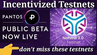 Nahmii Incentivize Testnet || Pantos Public Beta Live Strong Project