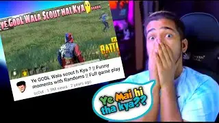 Scout spectating his OLD Video (GODL Wala Scout) | Scout Funny Reaction 🤣