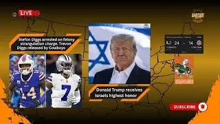 Hurricanes get the JOB done + Trump receives Israels highest honor + Stefon Diggs felony charge 📱
