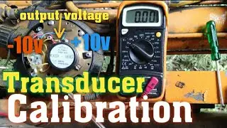 Transducer calibration (Track Machine)