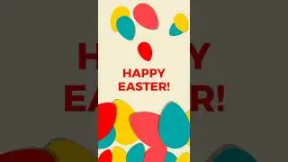 Happy Easter So eggcited about Easter - Easter Greetings music video card - Easter whatsapp status