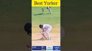 Bumrah Yorker in Slow motion | #cricket #yorkerking