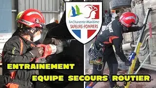 Entrainement secours routier avec SDIS 17