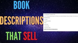 Amazon Book Description Generator | How to write a book description | Book description generator