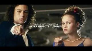 how to: linear wipe transition | after effects tutorial