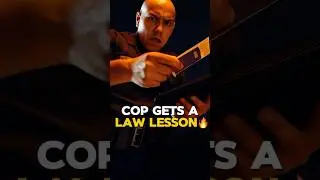 The moment the officer realized this guy knew the Constitution🔥