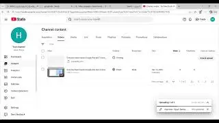 Channel content   YouTube Studio and 4 more pages   Profile 1   Microsoft​ Edge 2025 12 14 10 11 20