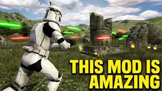 Phase I Clone Troopers Defend Naboo | Star Wars Battlefront Enhanced Gameplay Mod (4K)