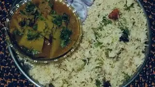 Jumma special daal gosht bagara rice😋 ..daal gosht bagara rice recipe✨