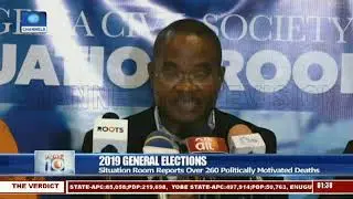 Elections: Situation Room Reports Over 260 Politically Motivated Deaths