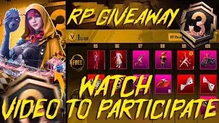 A3 BGMI/PUBGM 6 RP Giveaway 🤑 Watch to Participate🍀 #bgmigiveaway #bgmitamil #rtggiveaway