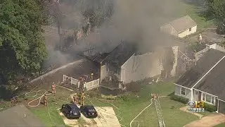 Officials Battle 2-Alarm House Fire In Rosedale