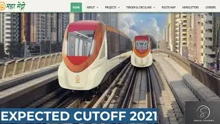 PUNE METRO EXPECTED CUT OFF 2021|JE,SE,STATION CONTROLLER POSTS CUT OFF 2021
