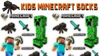 Mr Socks - Kids Minecraft Sublimation Socks Tutorial