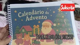 Mais um livro 📖  finalizado com sucesso 💜 calendário do advento de natal 