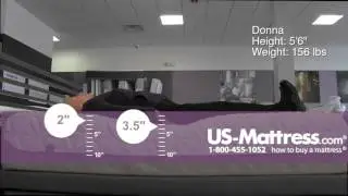 TEMPUR-Cloud Luxe Mattress Comfort Depth with Donna