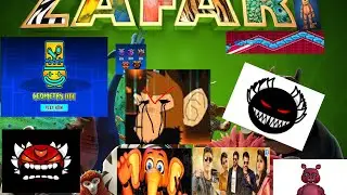 stupid monkey survives through the campfire (Zafari by Rustam 3 coins Geometry dash playthrough)