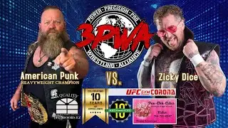 AMERICAN PUNK VS. ZICKY DICE | HEAVYWEIGHT CHAMPIONSHIP | 3PWA PRO WRESTLING | 4-12-2025 | Corona CA