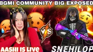 Aashi Is Live Big Exposed Bgmi Community🥴&bull; Goodbye Aashi 💔🤡 || 