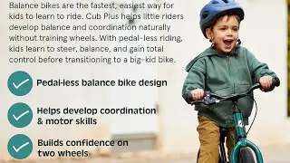 🛑 Safety Upgrade! Retrospec Cub Plus Balance Bike with V-Brakes Review 🚲